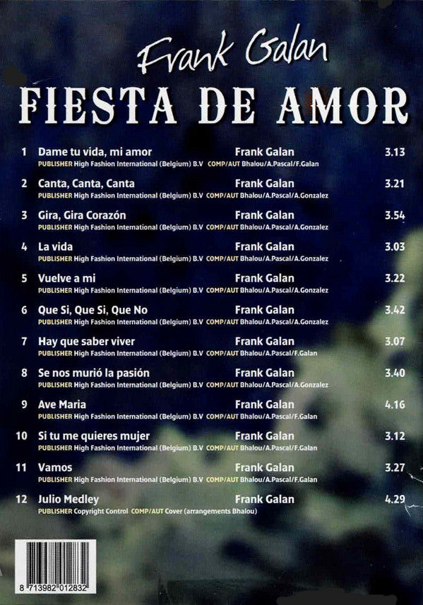 Frank Galan : Fiesta De Amor (DVD)