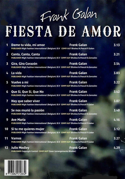 Frank Galan : Fiesta De Amor (DVD)