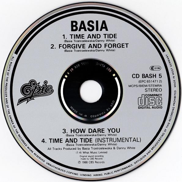 Basia : Time And Tide (CD, Maxi)