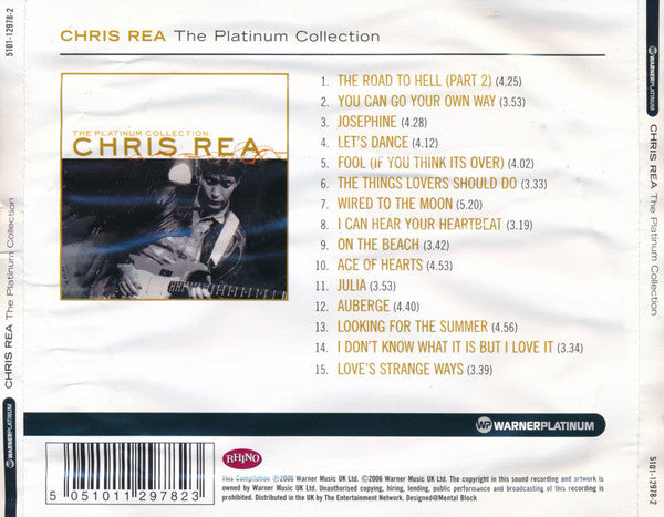 Chris Rea : The Platinum Collection (CD, Comp)