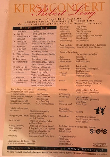 Robert Long : Kerst Concert (DVD-V)