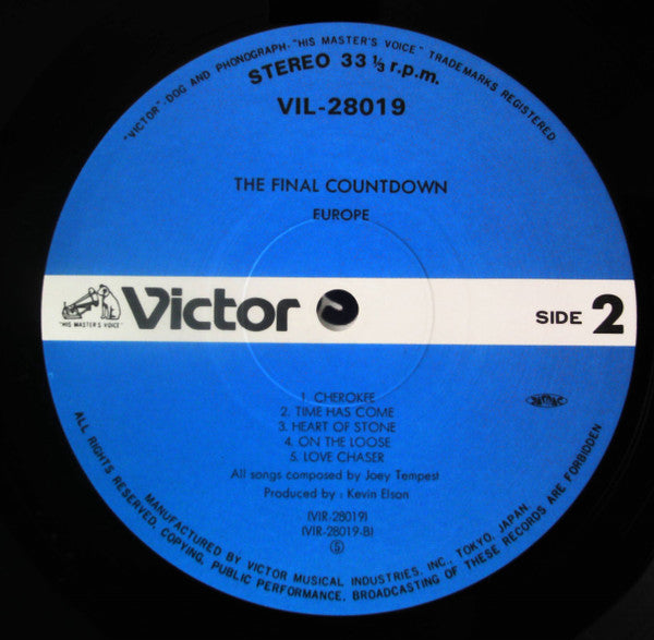 Europe (2) : The Final Countdown (LP, Album)