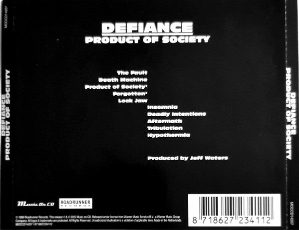 Defiance (10) : Product Of Society (CD, Album, RE)