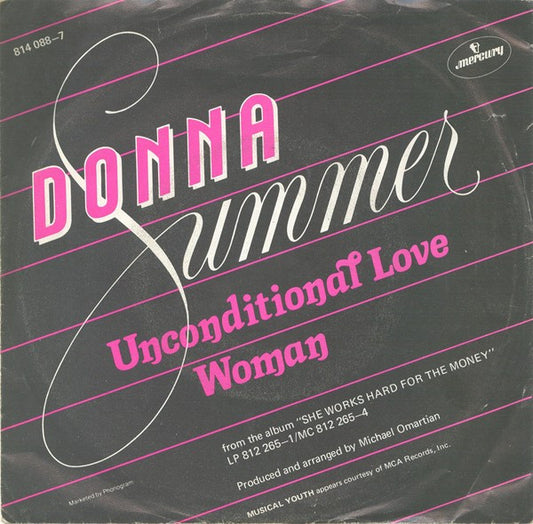 Donna Summer : Unconditional Love (7", Single)