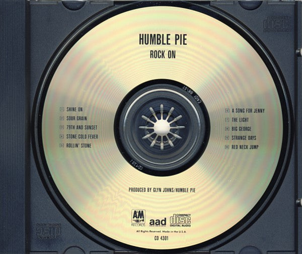 Humble Pie : Rock On (CD, Album, RE)