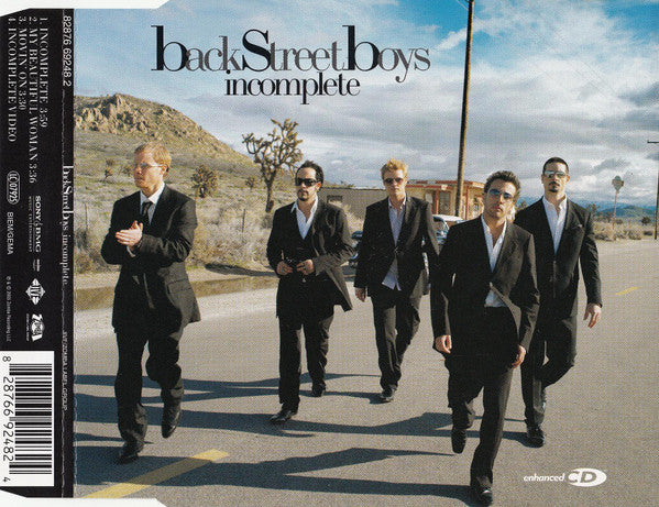 Backstreet Boys : Incomplete (CD, Maxi, Enh)