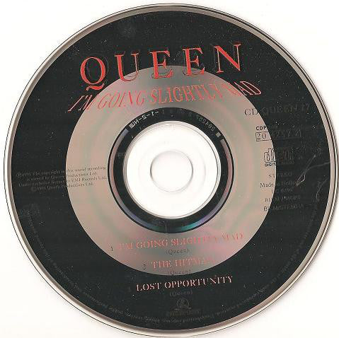 Queen : I'm Going Slightly Mad (CD, Single)