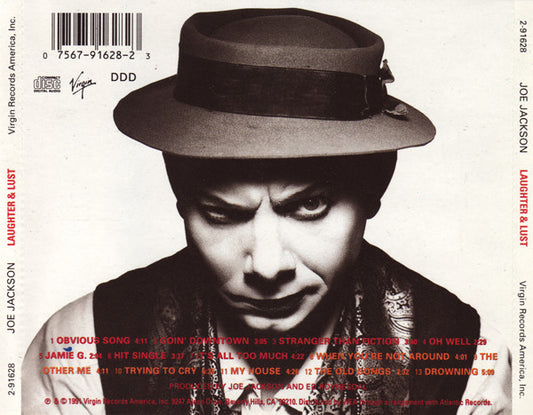 Joe Jackson : Laughter & Lust (CD, Album)
