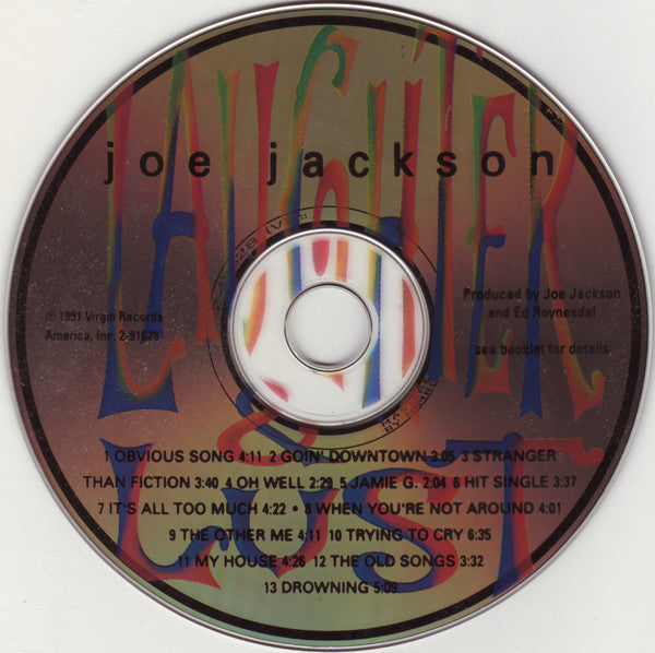 Joe Jackson : Laughter & Lust (CD, Album)