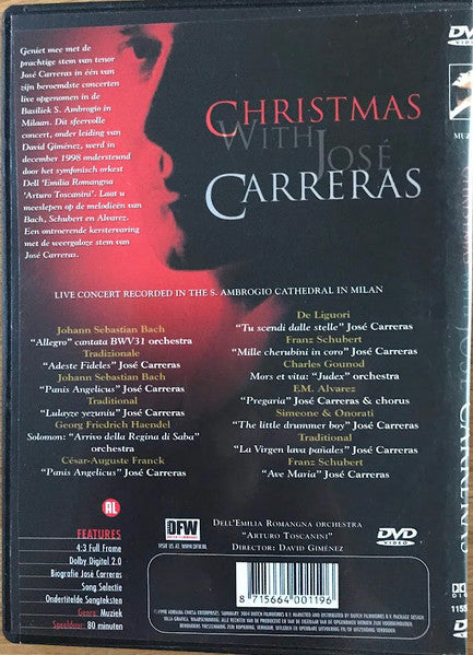 José Carreras : Christmas With Jose Carreras (DVD-V)