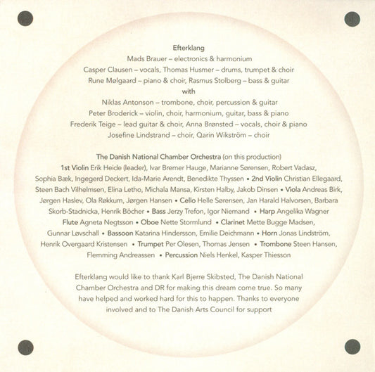 Efterklang & DR RadioUnderholdningsOrkestret : Performing Parades (CD, Album + DVD-V + Ltd)