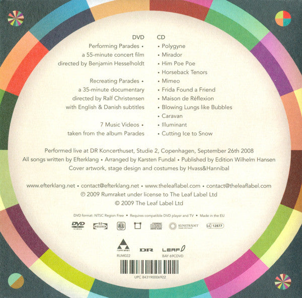 Efterklang & DR RadioUnderholdningsOrkestret : Performing Parades (CD, Album + DVD-V + Ltd)