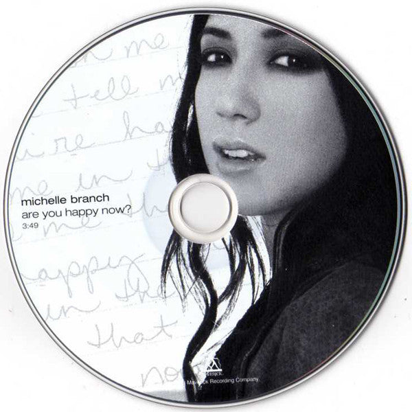 Michelle Branch : Are You Happy Now? (CD, Single, Promo)