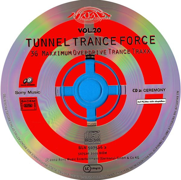 Various : Tunnel Trance Force Vol. 20 (2xCD, Comp, Copy Prot., Mixed)