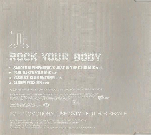 Justin Timberlake : Rock Your Body (CD, Maxi, Promo)