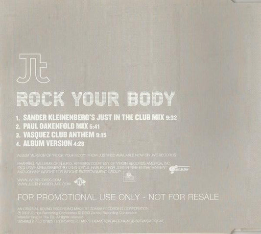 Justin Timberlake : Rock Your Body (CD, Maxi, Promo)