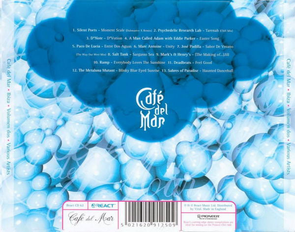 Various : Café Del Mar - Ibiza - Volumen Dos (CD, Comp, Whi)