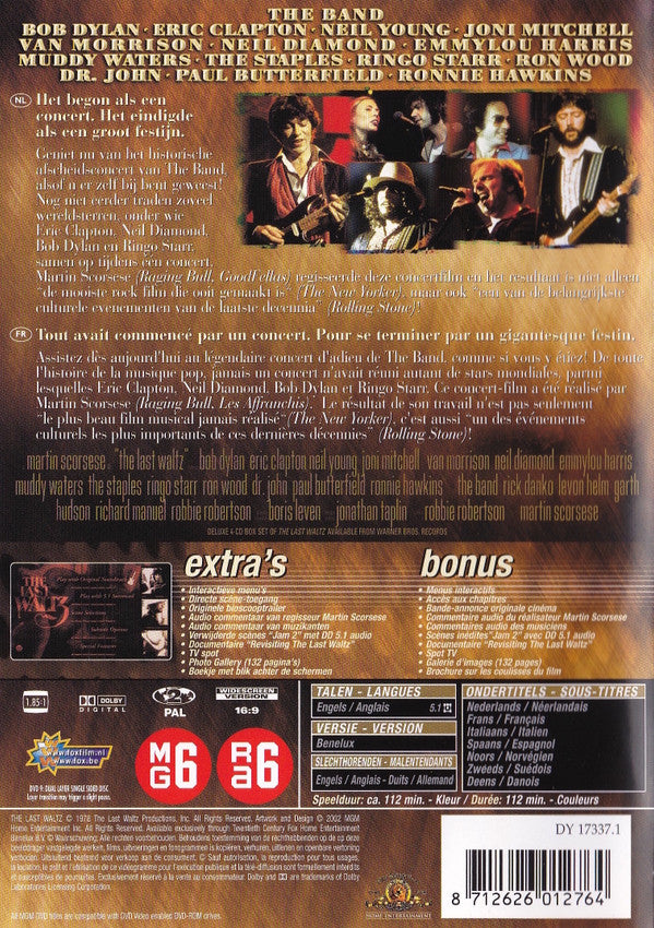 The Band : The Last Waltz (DVD-V, S/Edition, PAL, Col)