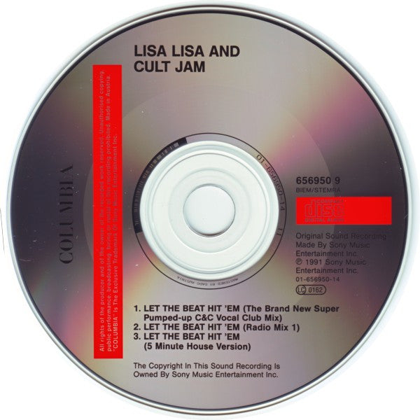 Lisa Lisa & Cult Jam : Let The Beat Hit 'Em (CD, Maxi)