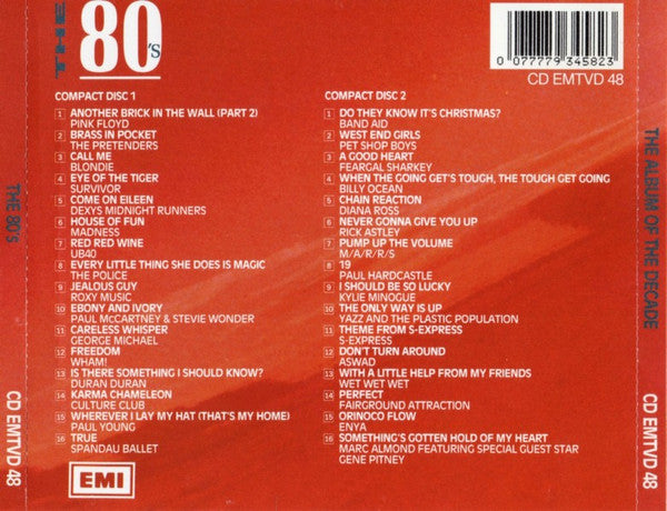 Various : The 80's - The Album Of The Decade (2xCD, Album, Comp, Dou)