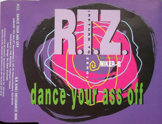 R.T.Z. : Dance Your Ass Off (CD, Maxi)