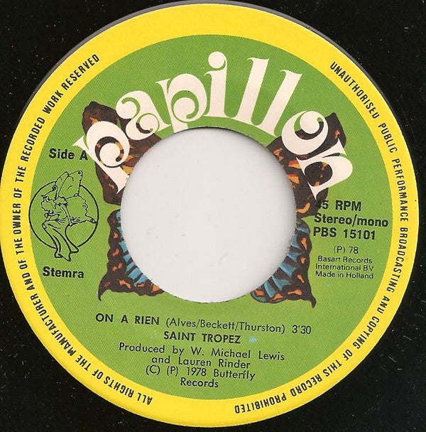 Saint Tropez : On A Rien / African Symphony (7")