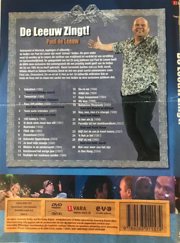 Paul de Leeuw : De Leeuw Zingt! (DVD-V)