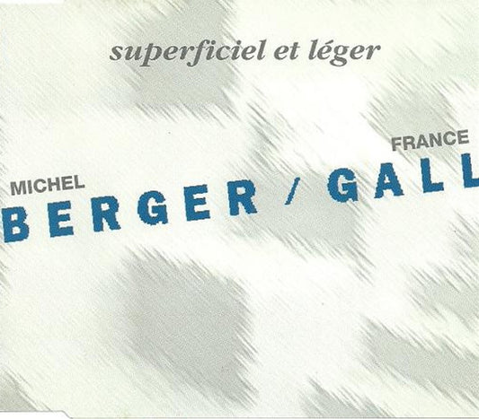 Michel Berger / France Gall : Superficiel Et Léger (CD, Single)