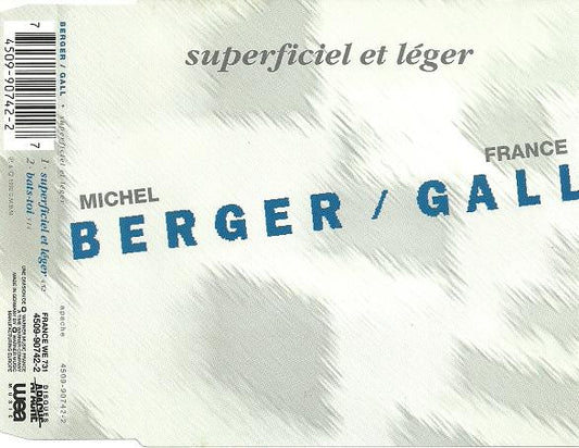 Michel Berger / France Gall : Superficiel Et Léger (CD, Single)
