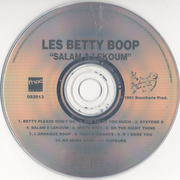 Betty Boop (3) : Salam A Lékoum (CD, Album, RE)