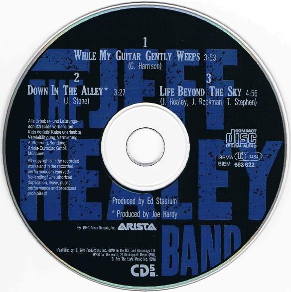 The Jeff Healey Band : While My Guitar Gently Weeps (CD, Maxi)