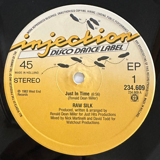 Raw Silk : Just In Time (12")