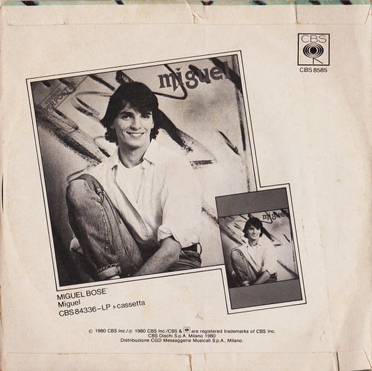 Miguel Bosé : Olympic Games  (7")