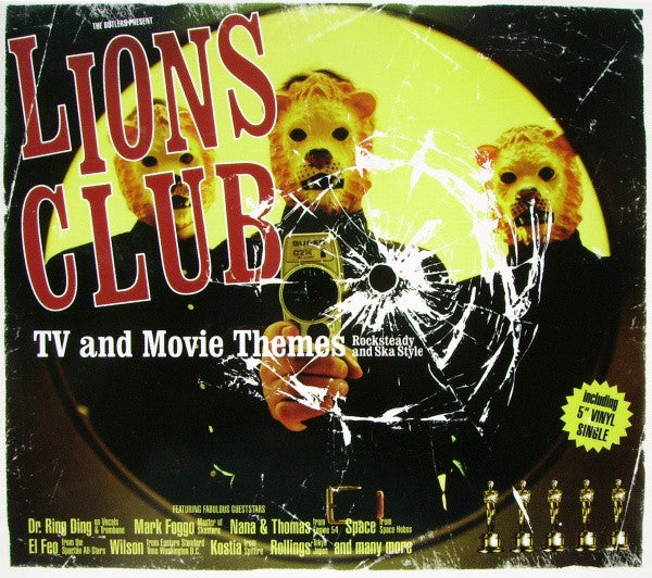 Lions Club : TV And Movie Themes (Rocksteady And Ska Style) (LP, Album + 5", Single)