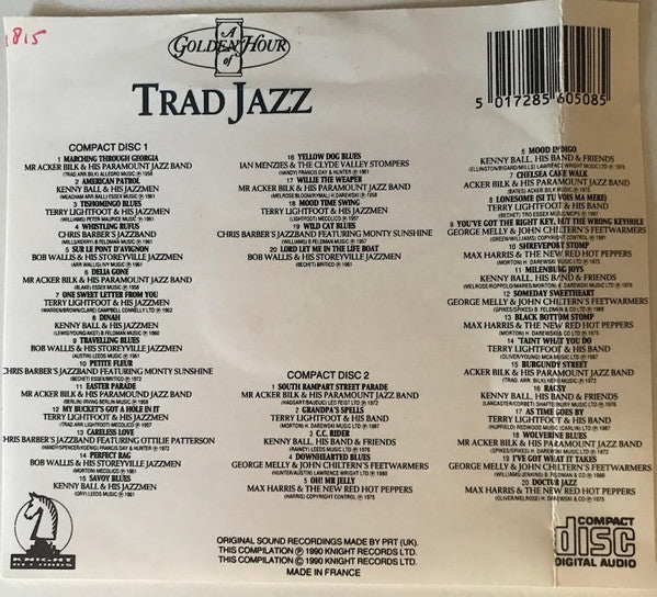 Various : A Golden Hour Of Trad Jazz (2xCD, Comp)