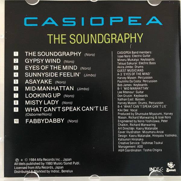 Casiopea : The Soundgraphy (CD, Comp, RE)