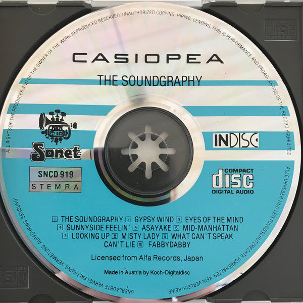 Casiopea : The Soundgraphy (CD, Comp, RE)