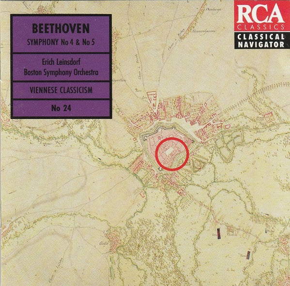 Ludwig van Beethoven – Erich Leinsdorf / Boston Symphony Orchestra : Symphony No. 4 & No. 5 (CD, Comp, RE, RM)