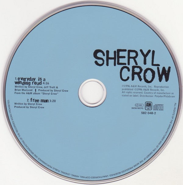Sheryl Crow : Everyday Is A Winding Road (CD, Single, car)
