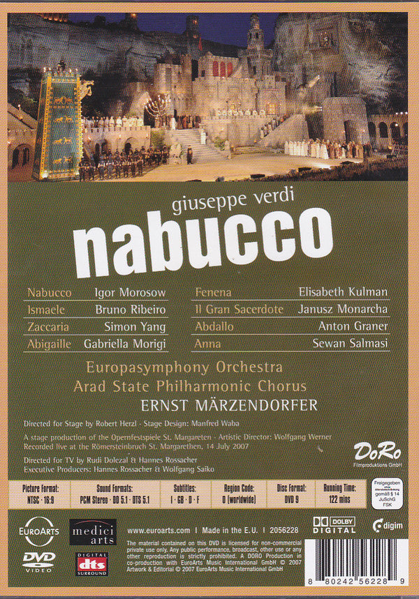 Giuseppe Verdi : Nabucco (DVD-V, Multichannel, NTSC)