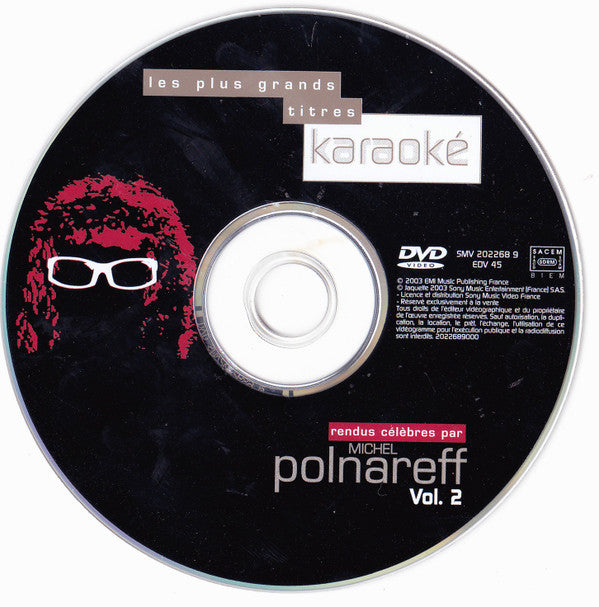 Unknown Artist : Les Plus Grands Titres Karaoké - Micel Polnareff Vol.2 (DVD, PAL)