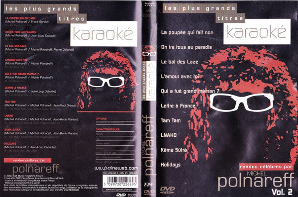 Unknown Artist : Les Plus Grands Titres Karaoké - Micel Polnareff Vol.2 (DVD, PAL)