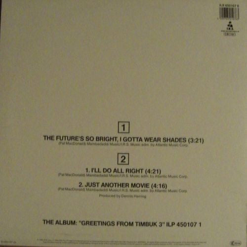 Timbuk 3 : The Future's So Bright, I Gotta Wear Shades (12")