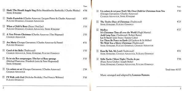 Placido Domingo / Sissel / Charles Aznavour | Wiener Opernkinderchor • Wiener Symphoniker • Vjekoslav Sutej : Christmas In Vienna III (CD, Album)