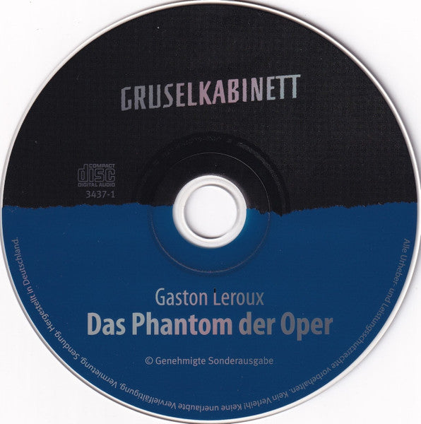 Gaston Leroux, Heinrich Heine, Alexander Kath : Das Phantom Der Oper / Der Fliegende Holländer / Der Fluch Von Loch Ness (3xCD, Comp, RE)