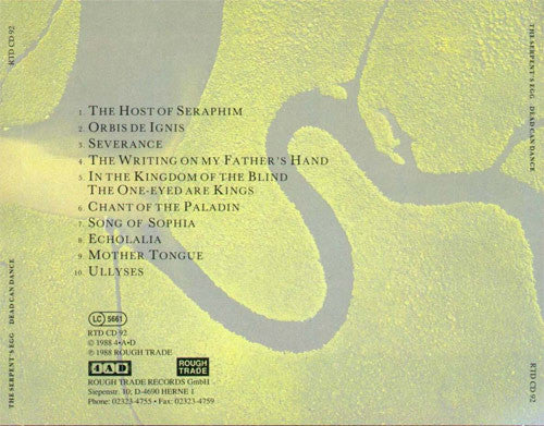 Dead Can Dance : The Serpent's Egg (CD, Album)
