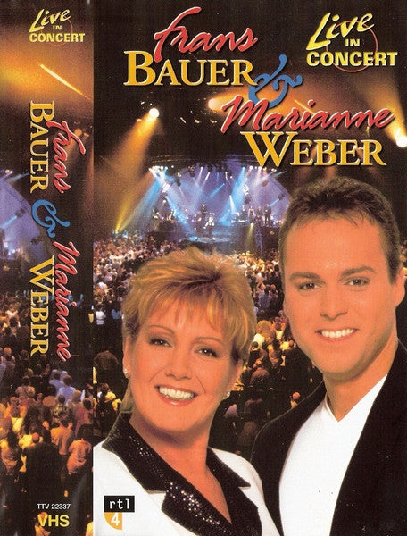 Frans Bauer & Marianne Weber : Live In Concert (VHS)