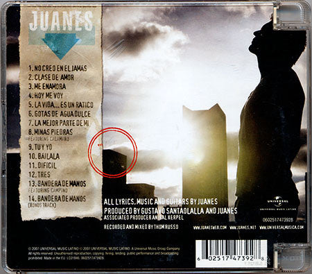 Juanes : La Vida... Es Un Ratico (CD, Album, Sup)