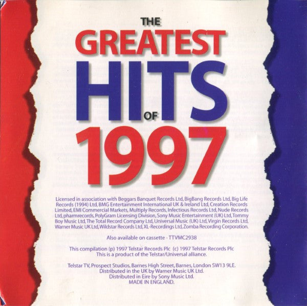Various : The Greatest Hits Of 1997 (2xCD, Comp)