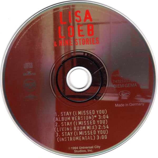 Lisa Loeb & Nine Stories : Stay (I Missed You) (CD, Maxi)